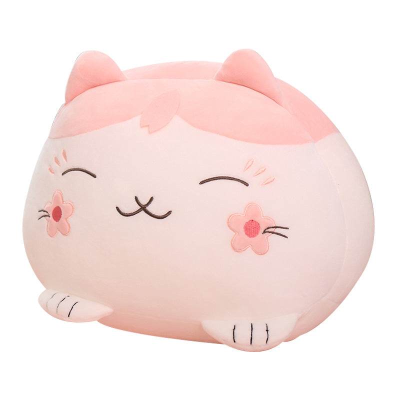 Shop Giant Sakura Kawaii Cat Plush - Stuffed Animals Goodlifebean Plushies | Stuffed Animals