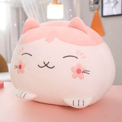 Shop Giant Sakura Kawaii Cat Plush - Stuffed Animals Goodlifebean Plushies | Stuffed Animals