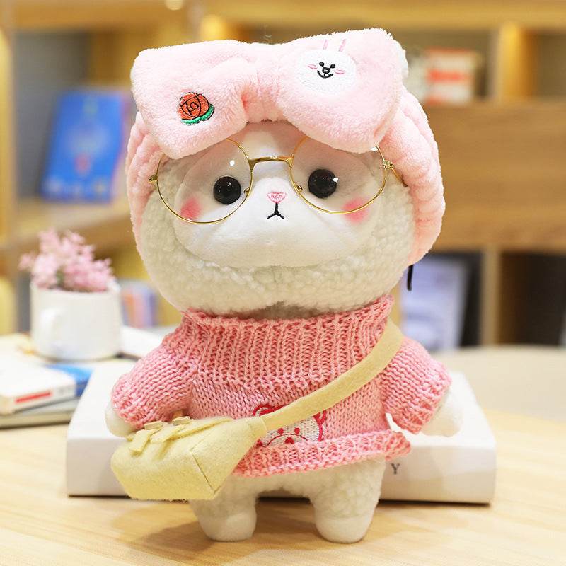 Mini Kawaii Stuffed Alpaca Plushie - Goodlifebean