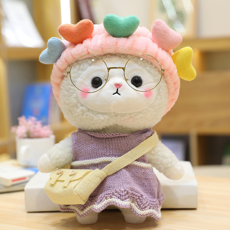 Shop Mini Kawaii Stuffed Alpaca Plushie - Stuffed Animals Goodlifebean Giant Plushies
