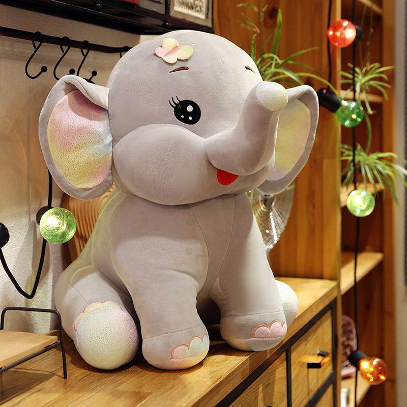 Elli: Giant Stuffed Elephant Plush - Goodlifebean