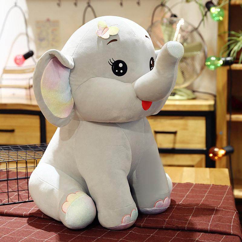 Elli: Giant Stuffed Elephant Plush - Goodlifebean