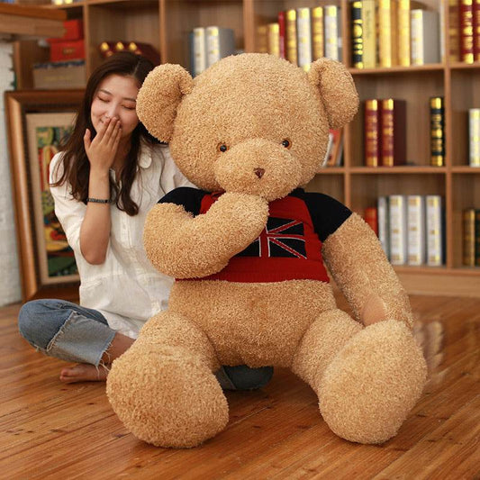 Cuddlebug: 51 inch Giant Stuffed Teddy Bear | 4.2ft Giant Big Teddy Bear - Goodlifebean Stuffed Animals
