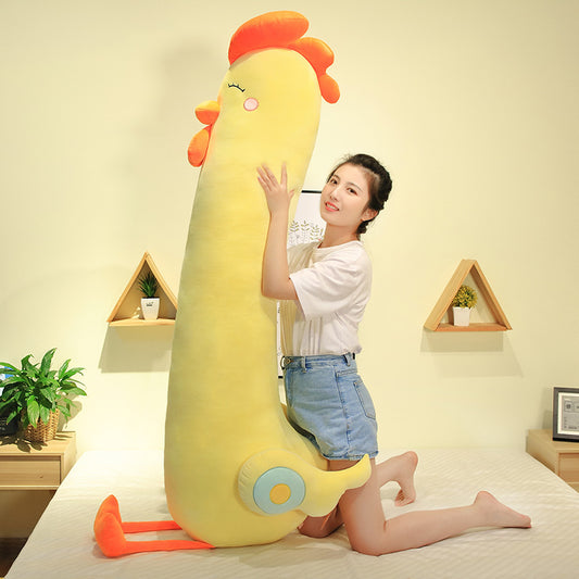 Shop Giant Cuddly Chicken Body Pillow Plush - Stuffed Animals Goodlifebean Giant Plushies