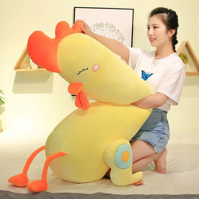 Giant Cuddly Chicken Body Pillow Plush - Goodlifebean