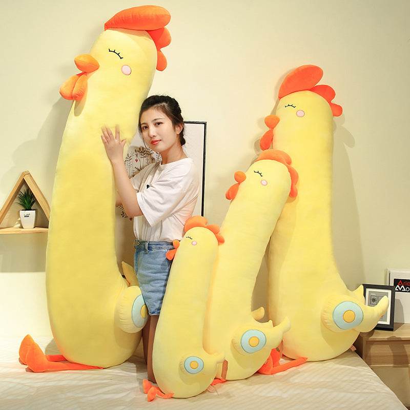 Giant Cuddly Chicken Body Pillow Plush - Goodlifebean