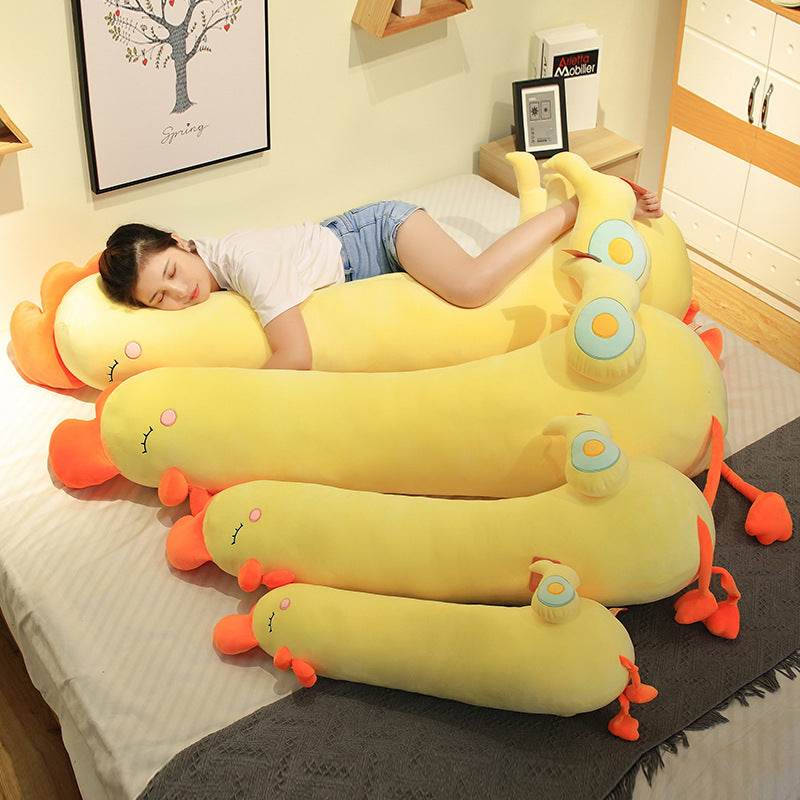 Giant Cuddly Chicken Body Pillow Plush - Goodlifebean