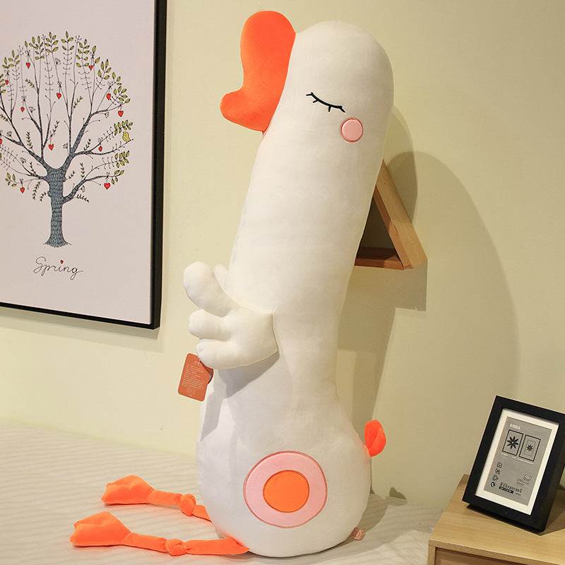 Shop Giant Cuddly Chicken Body Pillow Plush - Stuffed Animals Goodlifebean Plushies | Stuffed Animals