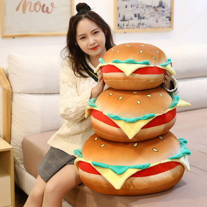 Shop Juicy Giant Burger Plush - Stuffed Animals Goodlifebean Giant Plushies