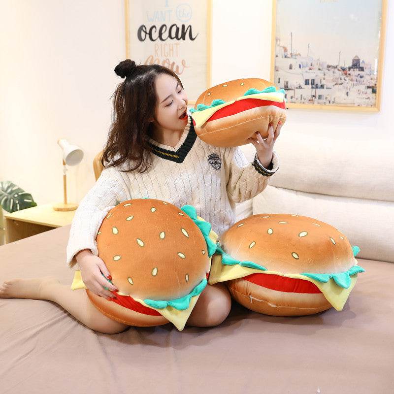 Shop Juicy Giant Burger Plush - Stuffed Animals Goodlifebean Giant Plushies