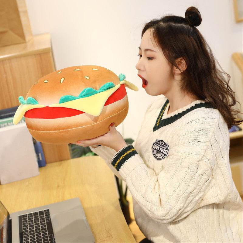 Shop Juicy Giant Burger Plush - Stuffed Animals Goodlifebean Giant Plushies