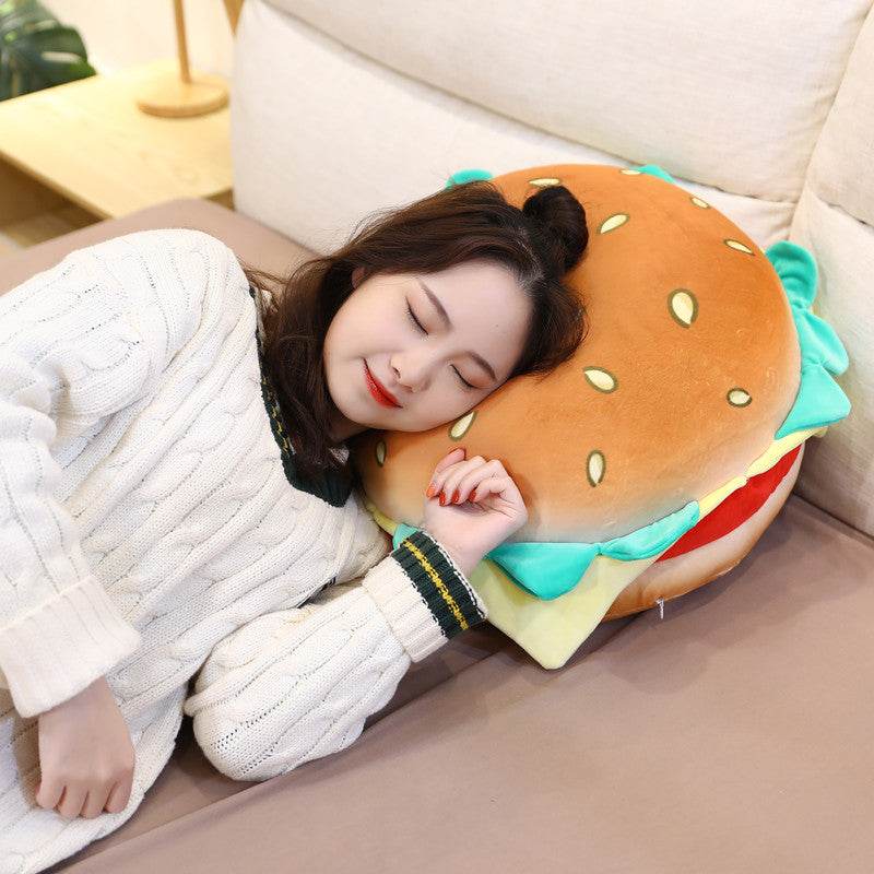 Shop Juicy Giant Burger Plush - Stuffed Animals Goodlifebean Giant Plushies