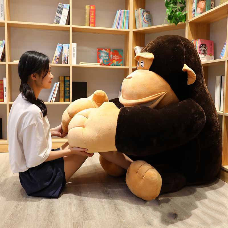 Shop Supersized Gorilla Plush Toy - Stuffed Animals Goodlifebean Giant Plushies