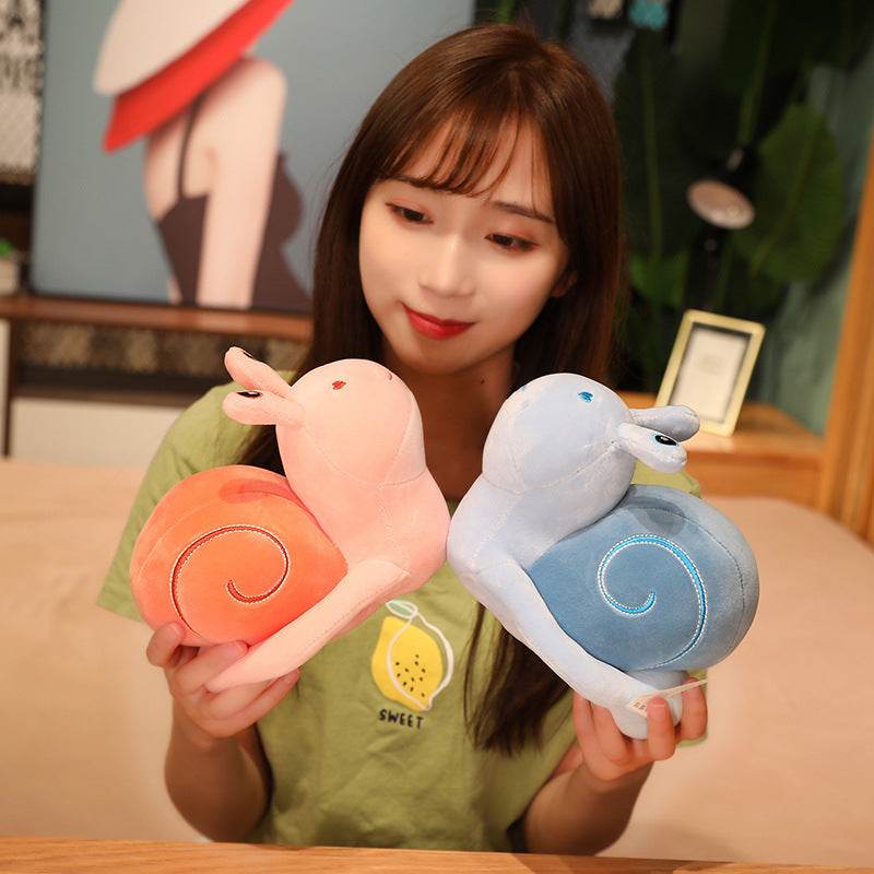 Kawaii Stuffed Snail Plush - Goodlifebean