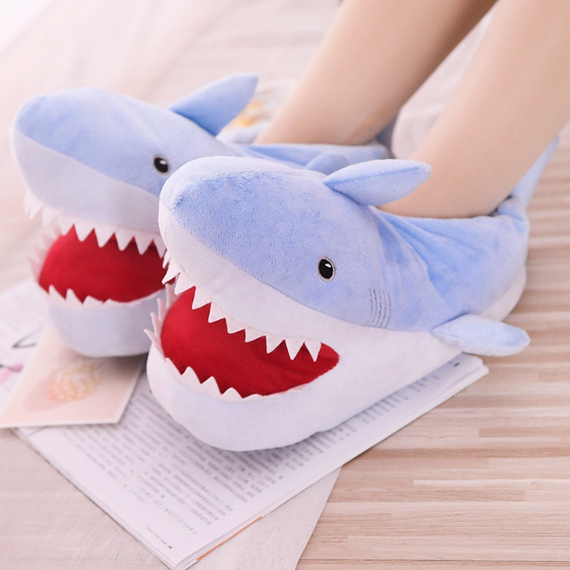 Shop Baby Shark Plush Slippers - Slides Goodlifebean Plushies | Stuffed Animals