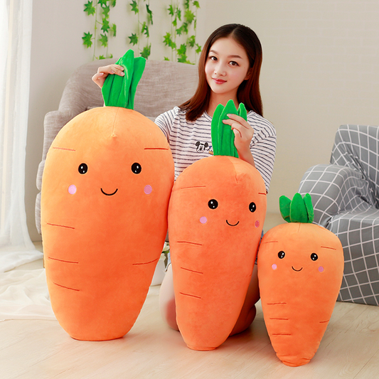 Shop Giant Carrot Stuffed Body Pillow Plush - Stuffed Animals Goodlifebean Giant Plushies