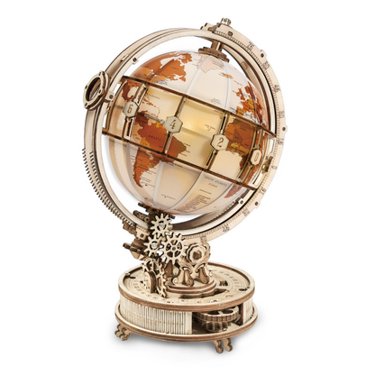 Shop 3D Wooden Luminous Gold Globe - Decor Goodlifebean Giant Plushies