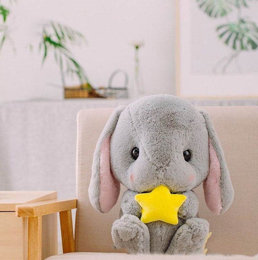 Giant Furry Ear Bunny Plush - Goodlifebean Stuffed Animals