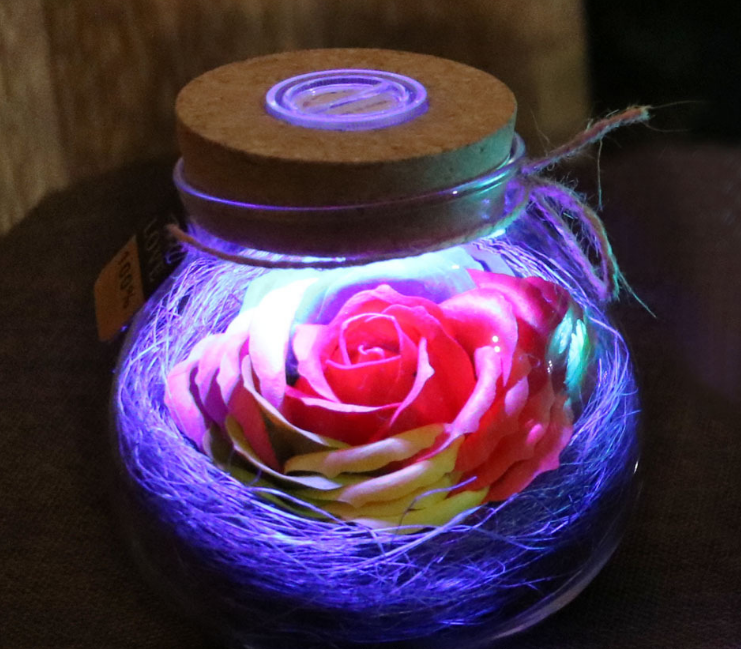 Shop Illuminated Rose Light(Remote Controlled) - Lamps Goodlifebean Giant Plushies