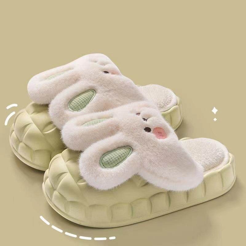 Shop Fluffy Plush Bunny Slippers - Shoes Goodlifebean Plushies | Stuffed Animals