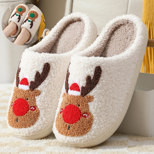 Shop Kawaii Christmasy Holiday Slippers - Slides Goodlifebean Plushies | Stuffed Animals