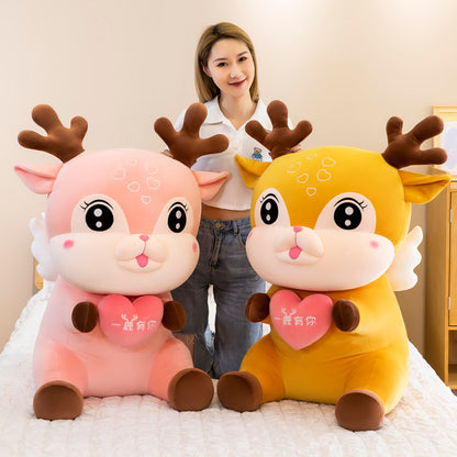 Shop Giant Stuffed Deer Plushie - Stuffed Animals Goodlifebean Plushies | Stuffed Animals