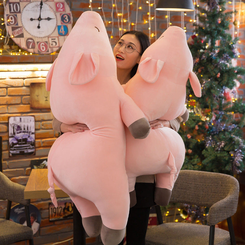 Shop Peanut: Giant Kawaii Piggy Plushie - Stuffed Animals Goodlifebean Giant Plushies