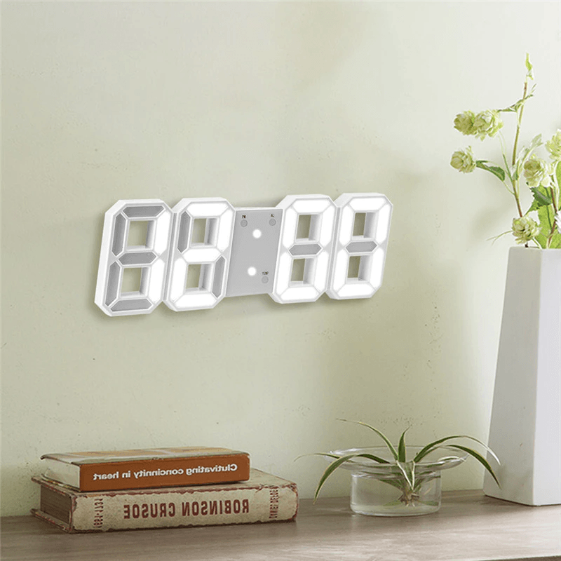 Shop 3D LED Digital Wall Clock - Goodlifebean Plushies | Stuffed Animals