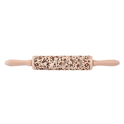 3D Christmas Wooden Embossed Rolling Pin - Goodlifebean