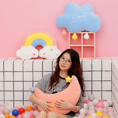 Rainbow Plush Pillow - Goodlifebean