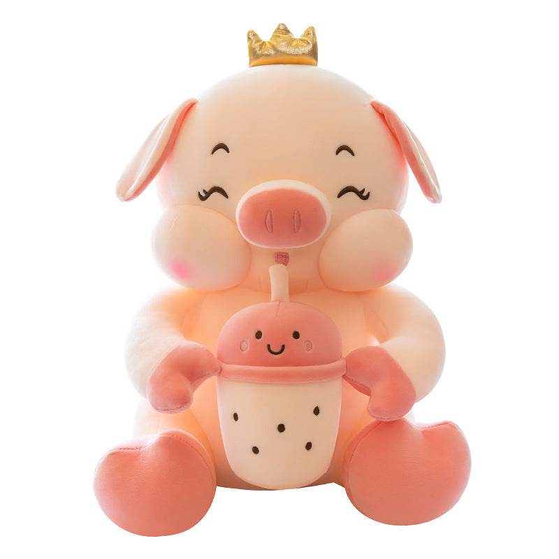 Shop Giant Boba Baby Pig Plush - Stuffed Animals Goodlifebean Plushies | Stuffed Animals