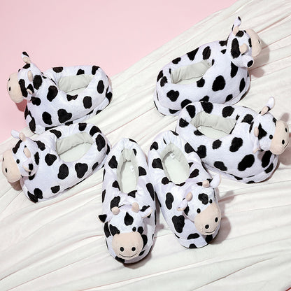 Shop Kawaii Cow Plush Slippers - Stuffed Animals Goodlifebean Giant Plushies