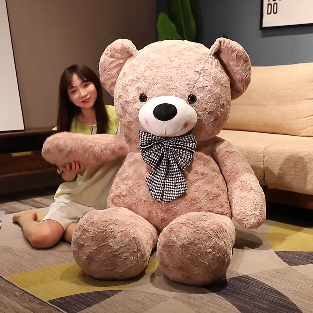Shop Cuddlebun: Giant Stuffed Teddy bear(4ft) - Goodlifebean Black Friday Sale | Plushies | Giant Teddy Bear