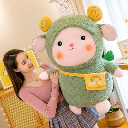 Giant Fluffy Fleece Lamb Plushie - Goodlifebean