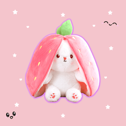 Fruity Floppy: Mini Reversible Bunny Plushie - Goodlifebean