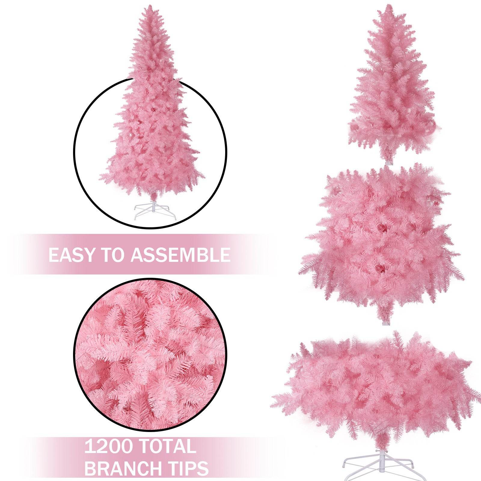 Kawaii Pink 8ft Artifical Christmas Tree - Goodlifebean