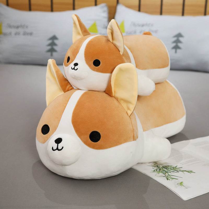 Corgi Stuffed Animal Toys, 50cm Corgi Dog Plush Toy