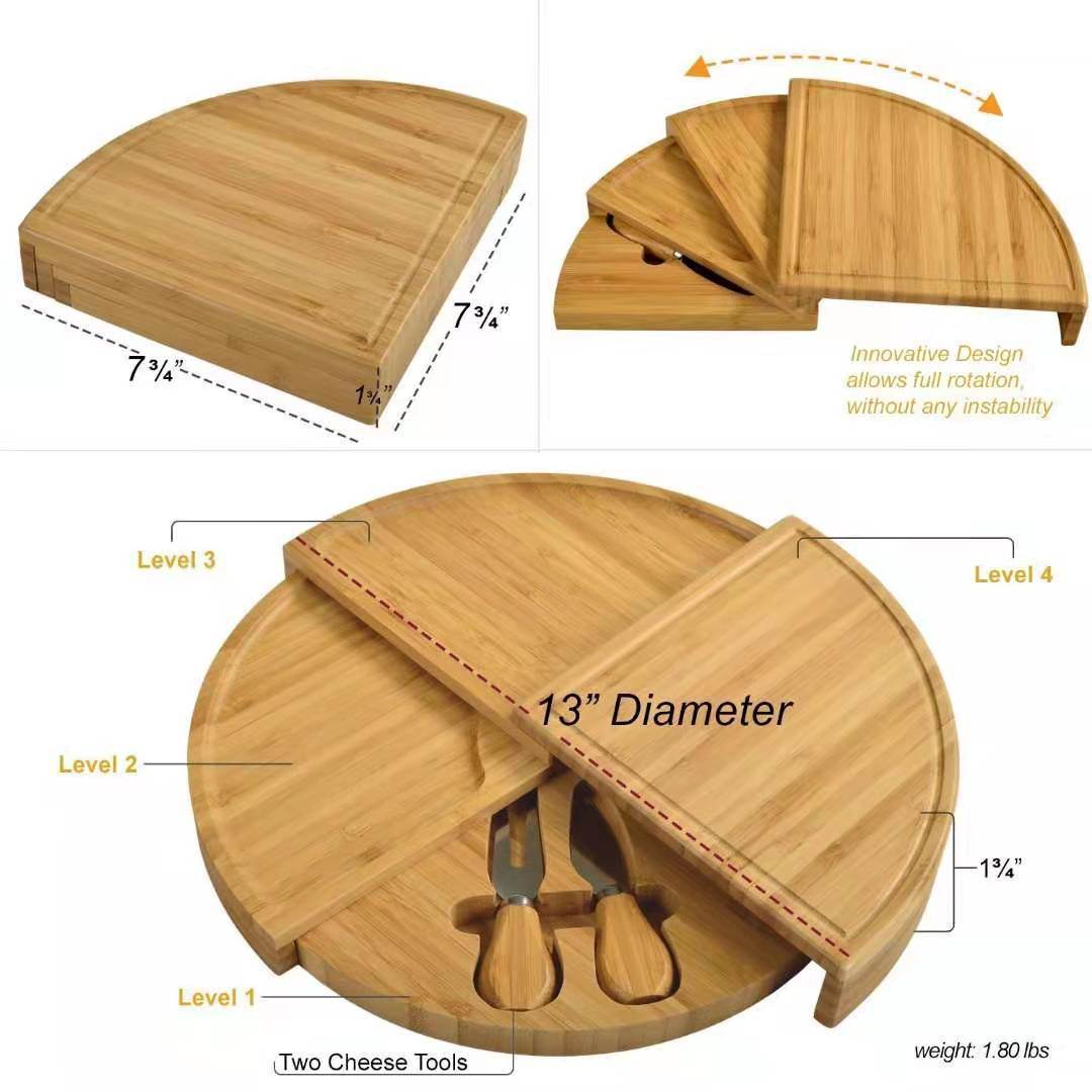 Bamboo Cheese Board - Goodlifebean