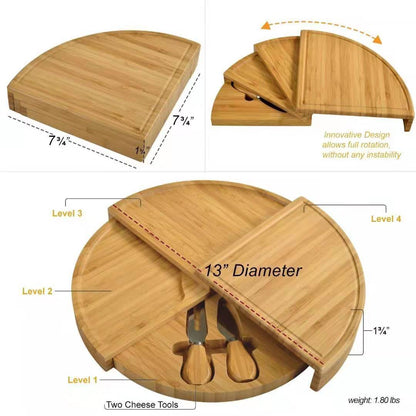 Bamboo Cheese Board - Goodlifebean