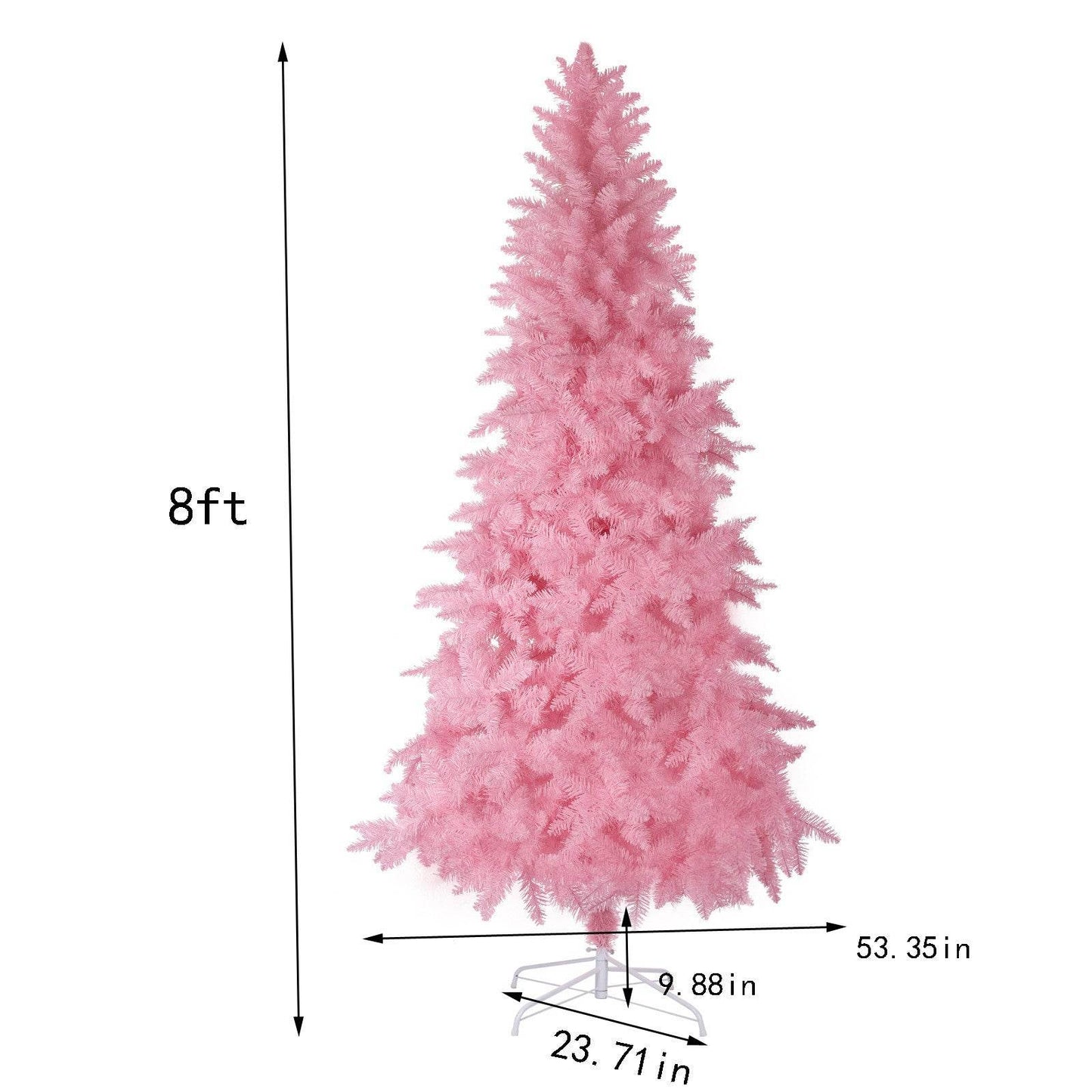Kawaii Pink 8ft Artifical Christmas Tree - Goodlifebean