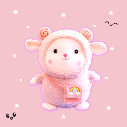 Giant Fluffy Fleece Lamb Plushie - Goodlifebean