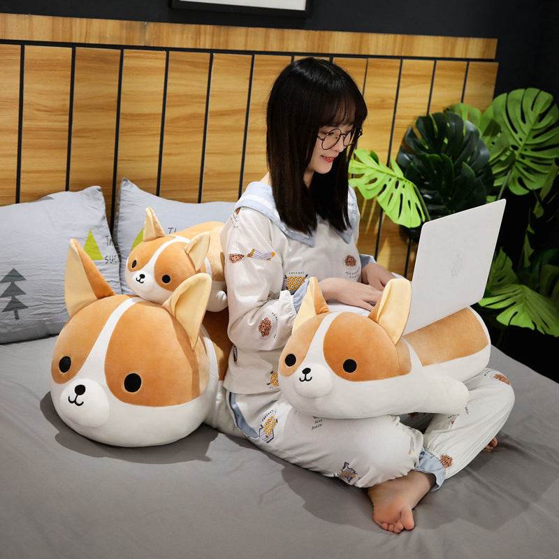 Shop Giant Kawaii Corgi Plush - Stuffed Animals Goodlifebean Plushies | Stuffed Animals