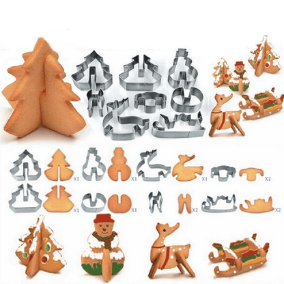 3D Christmas Cookie Mold Set - Goodlifebean