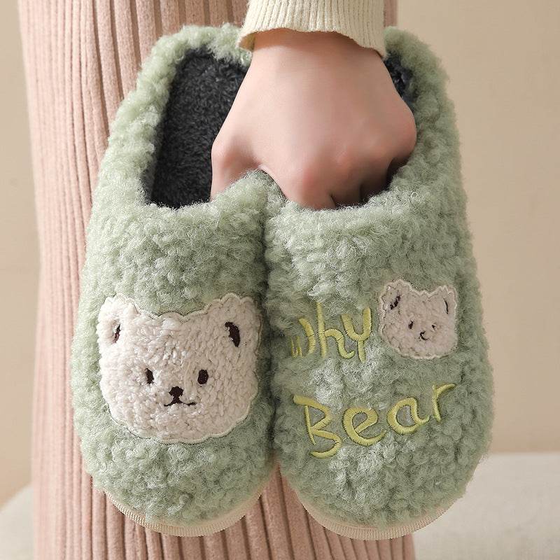 Shop Fuzzy Plush Bear Slippers - Shoes Goodlifebean Plushies | Stuffed Animals