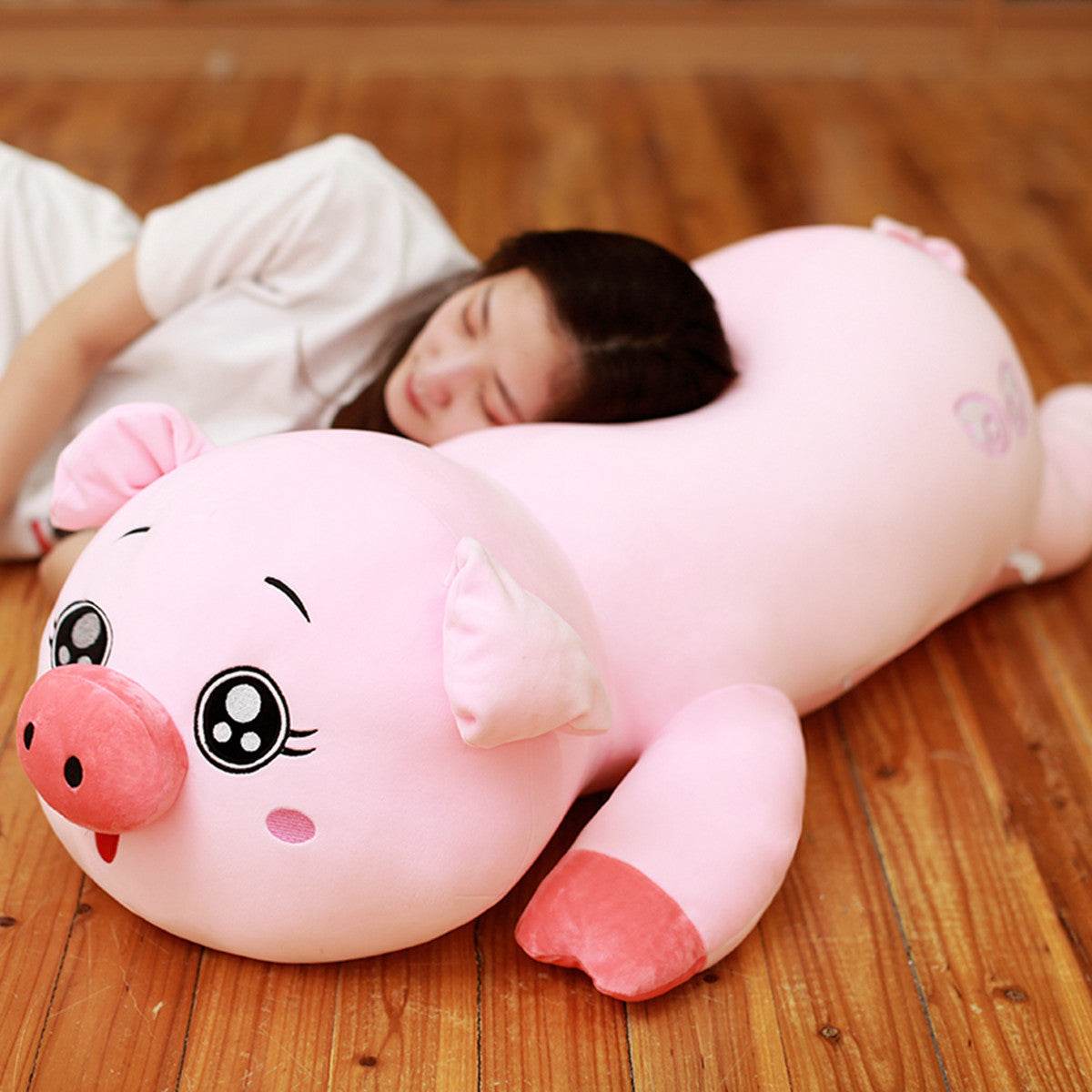 Jeju: Jumbo Squishy Piggy Plushie - Goodlifebean