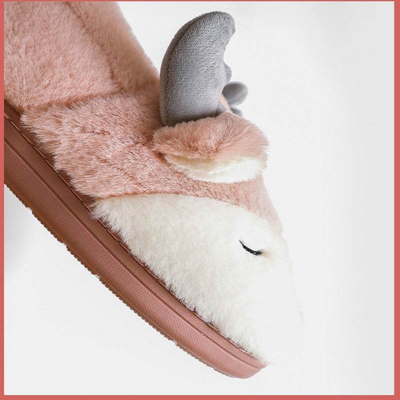 Shop Spoodle: Cozy Elk Indoor Slippers - Shoes Goodlifebean Giant Plushies