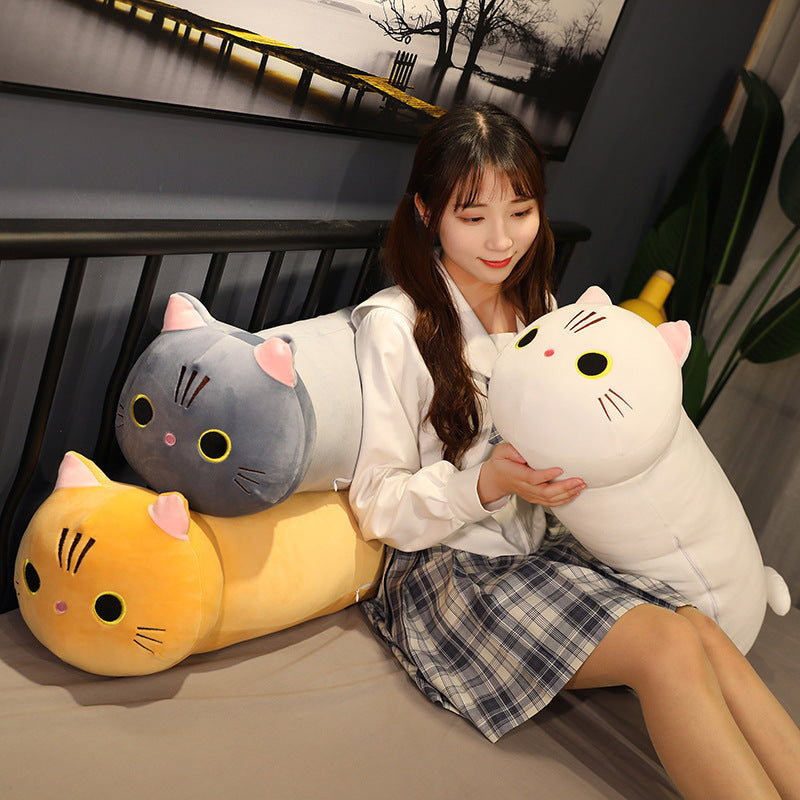 Shop Fluffy Kawaii Cat Plushie - Stuffed Animals Goodlifebean Giant Plushies