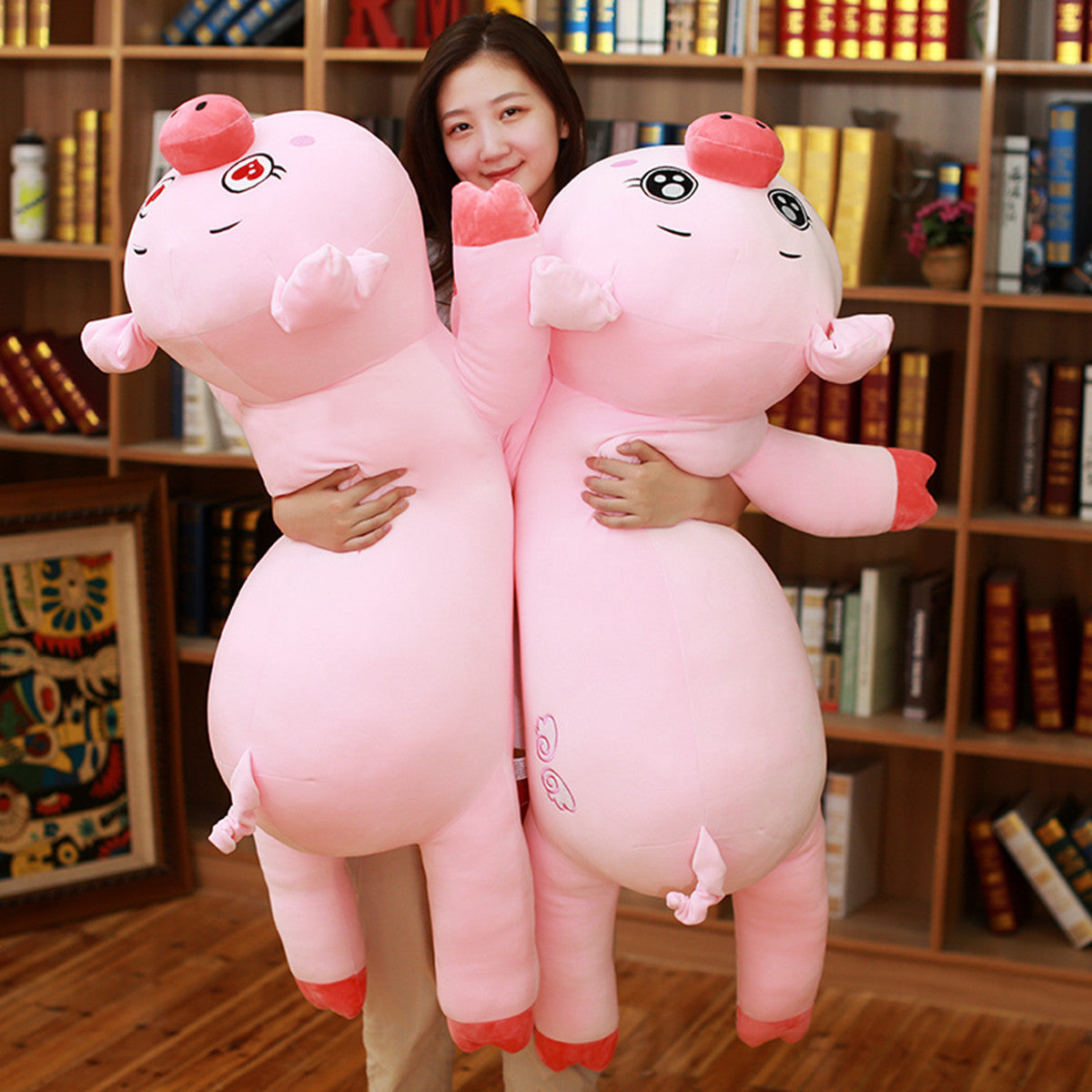 Shop Jeju: Jumbo Squishy Piggy Plushie - Stuffed Animals Goodlifebean Giant Plushies