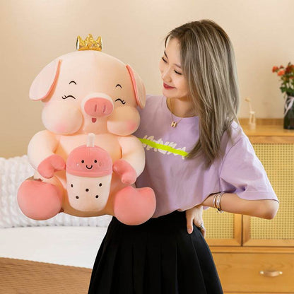 Giant Boba Baby Pig Plush - Goodlifebean