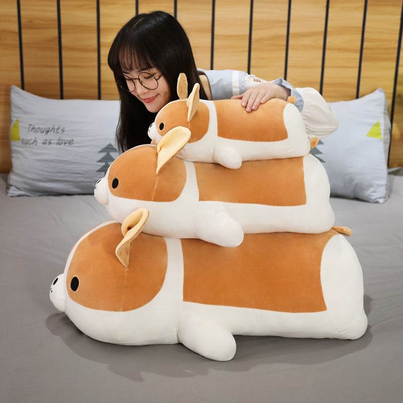 Shop Giant Kawaii Corgi Plush - Stuffed Animals Goodlifebean Plushies | Stuffed Animals